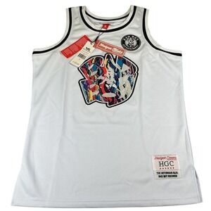 Headgear Classics Bad Boy Coogi Basketball‎ Jersey White Men's Small NWT